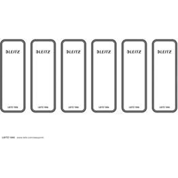Leitz narrow / short - lever arch label - for A4 C4 - grey (pack of 60)