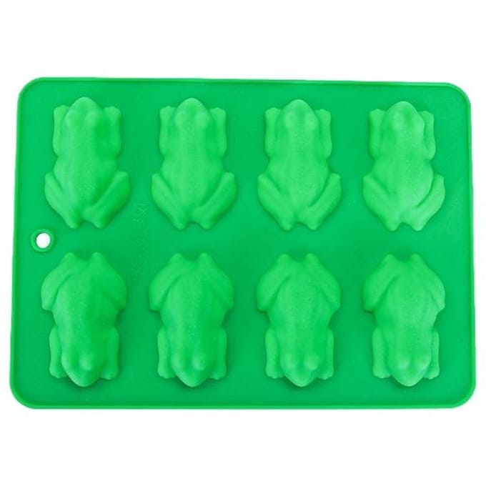 3D Kikkervormige Siliconen Vormen Diy Handgemaakte Taartvorm Bakvormen groen