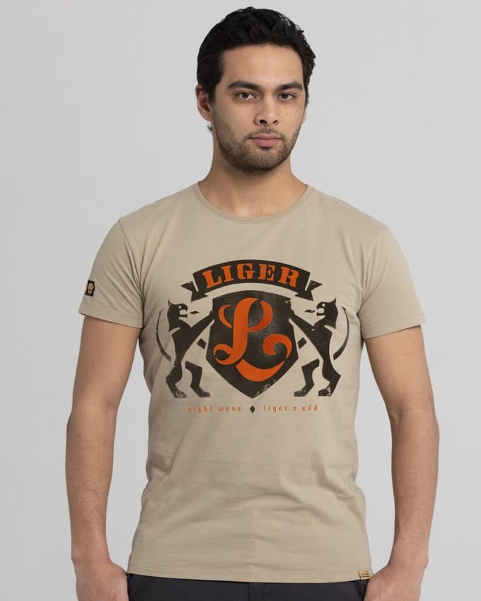 LIGER - Limited Edition van 360 stuks - Edd - Typografie - T-Shirt - Maat M