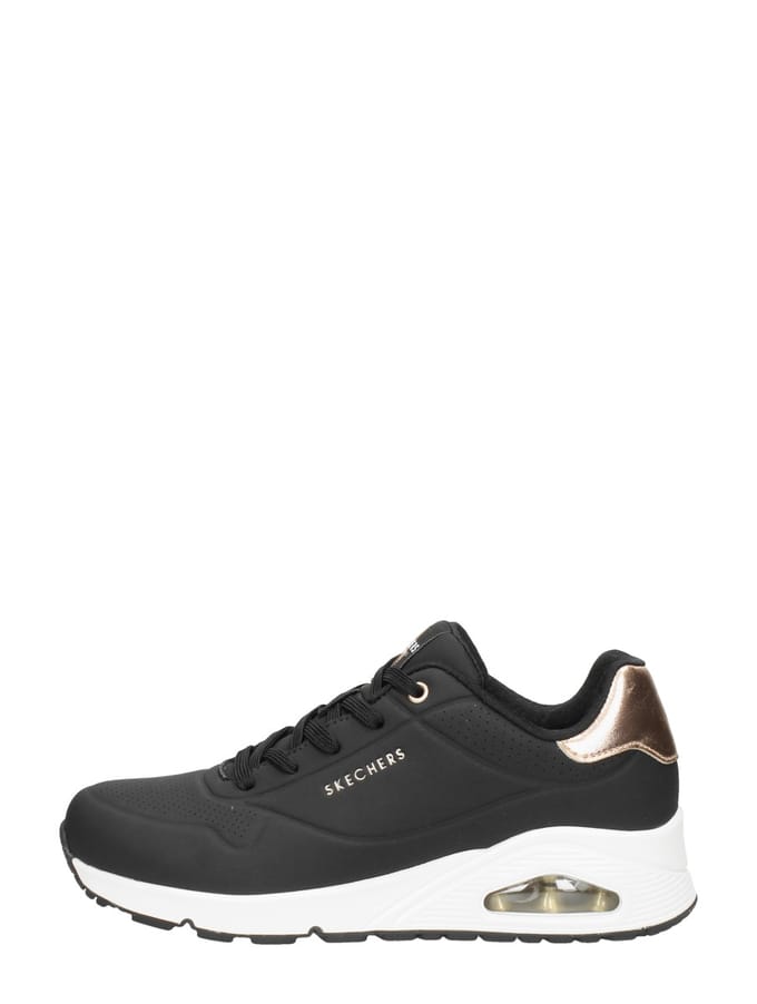 Skechers Skechers Uno Metallic Sneakers zwart Synthetisch