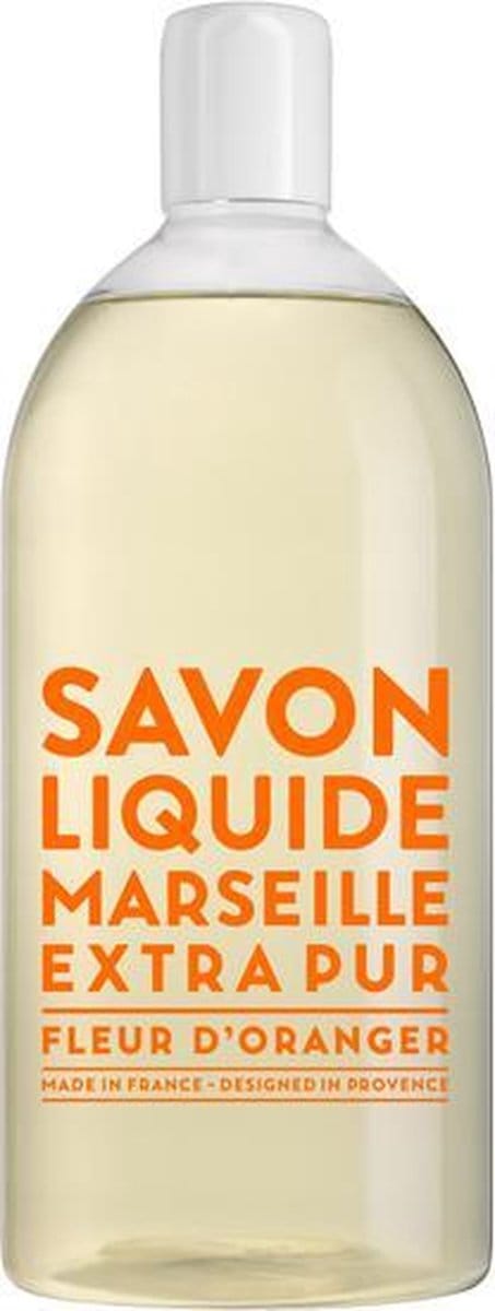 Savon de Marseille vloeibare handzeep Extra Pur Fleur d'Oranger 1 liter navulling