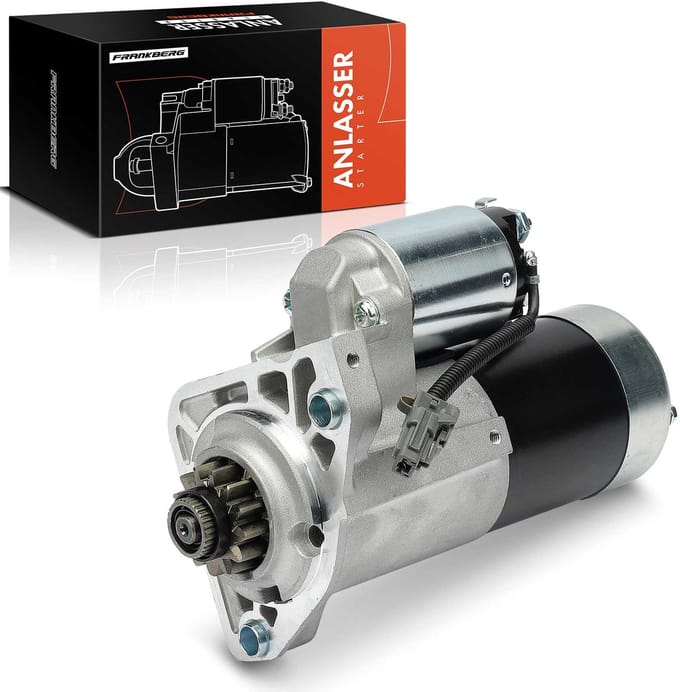 Frankberg 1x Starter voor Nissan Pathfinder III R51 4.0L Bj ab 2005