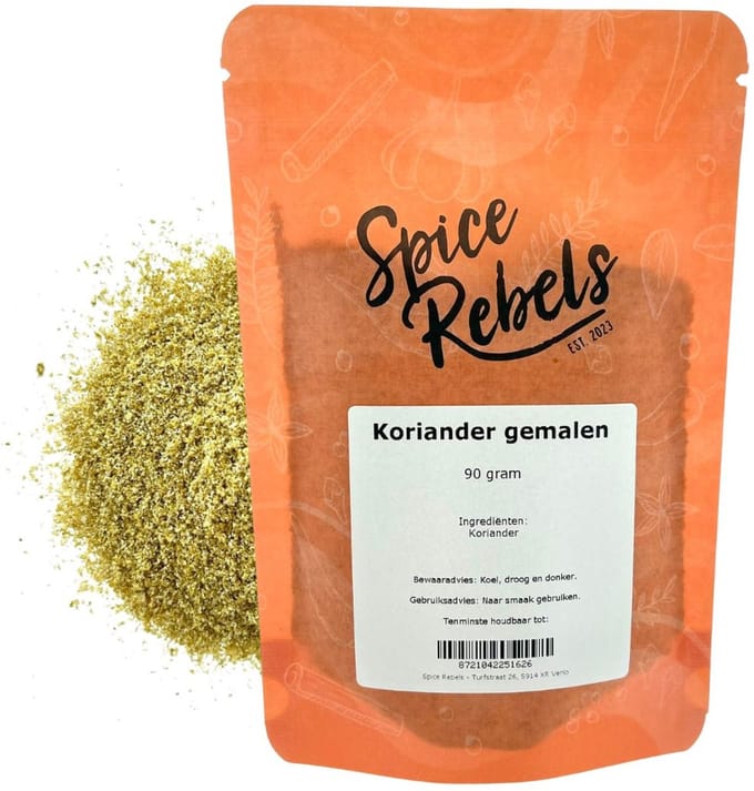 Spice Rebels - Koriander gemalen - zak 90 gram