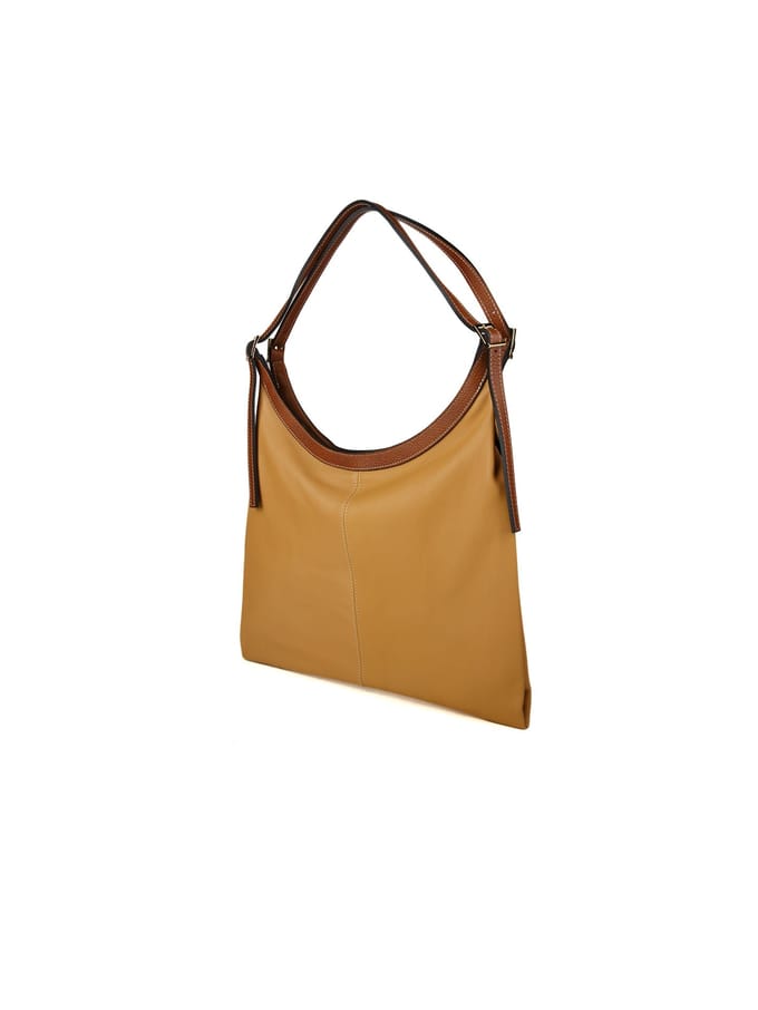 Giulia Monti Tote Bag Mosterd Goudbruin