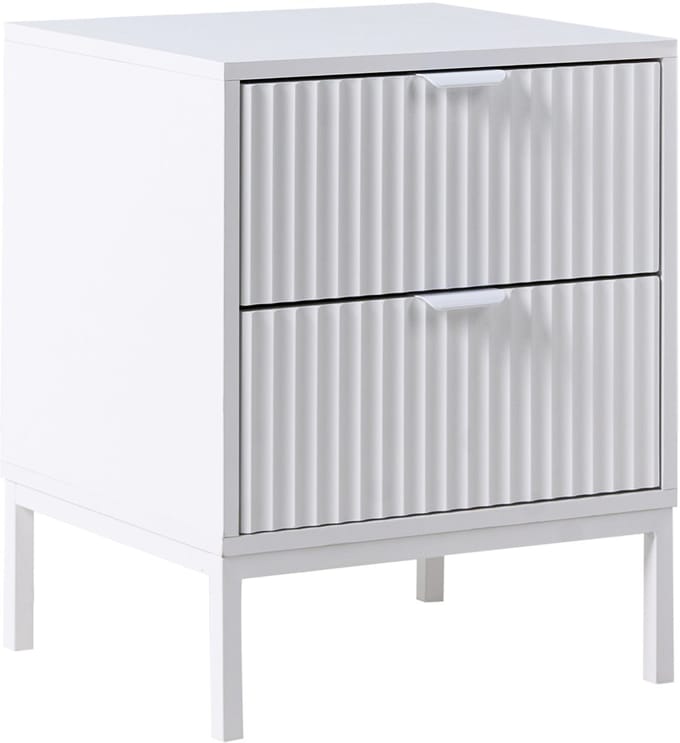ADELAIDE - Nachtkastje - Wit - MDF
