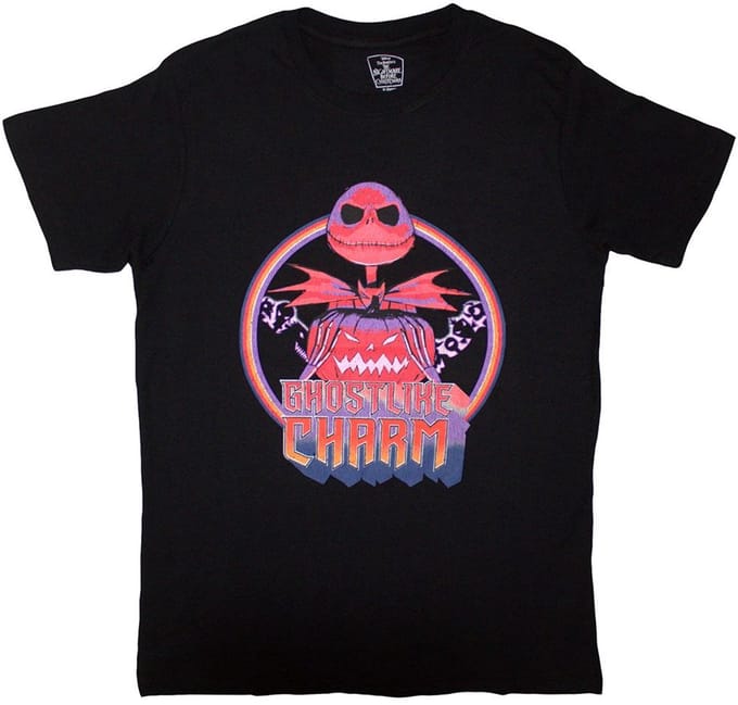 Disney The Nightmare Before Christmas - Ghostlike Charm Heren Tshirt - L - Zwart