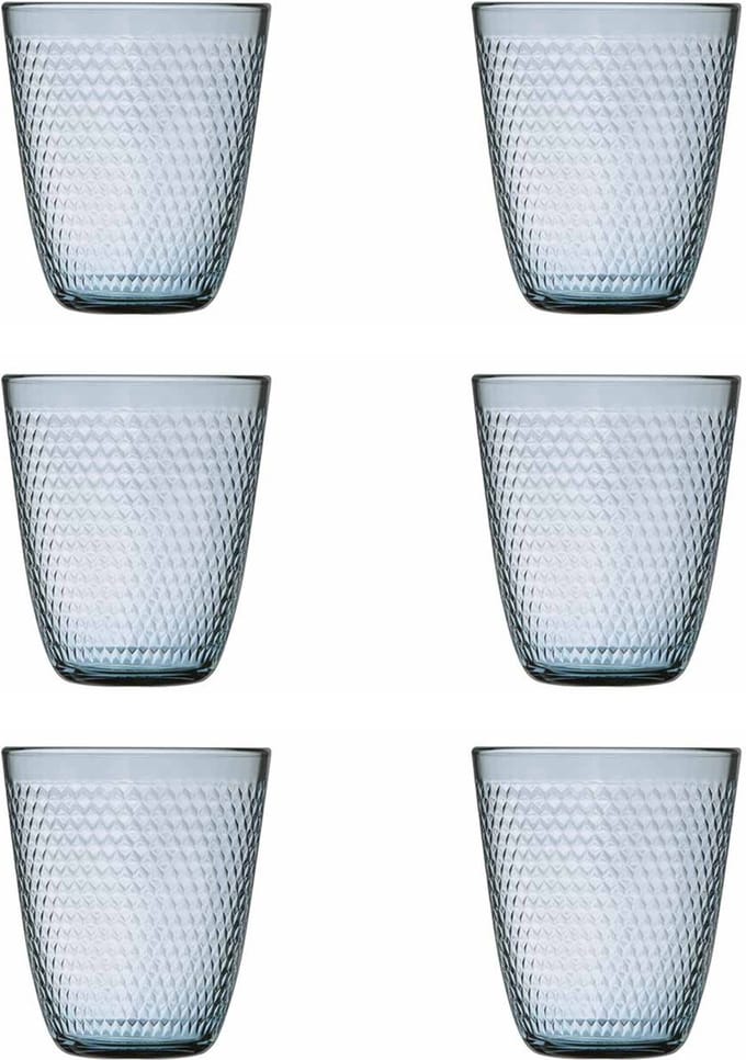 Arcoroc PAMPILLE COLORS - TUMBLER BLUE - 30CL - SET6 - D8,6XH9,7CM