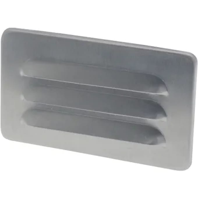 Sencys Vlakkanaal 110x55mm Muurrooster Aluminium