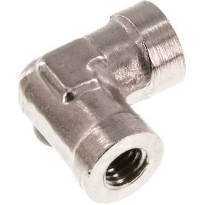 M5 Vernikkeld Messing L-Fitting 90graden 16 Bar [5 Stuks]