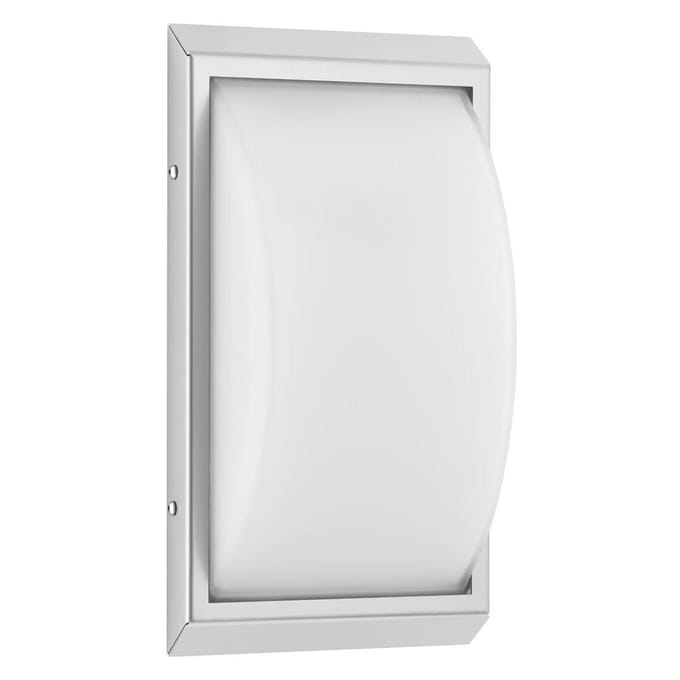 LCD LED buiten wandlamp 052, roestvrij staal, glas, bewegingsmelder