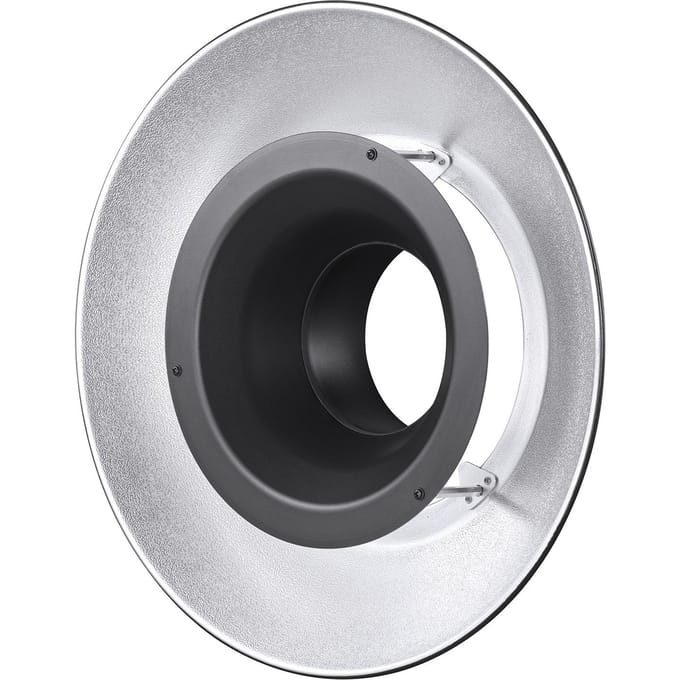 Godox RFT25S Reflector met Zilveren Binnenzijde voor Godox R200 Ringflitskop zwart