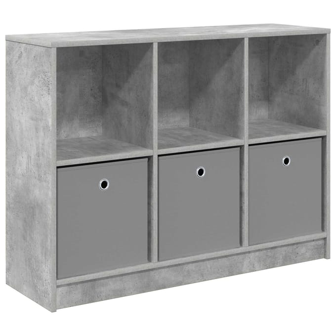 vidaXL - Dressoir - Beton - Grijs - 102 - x - 32 - x - 73,5 - cm