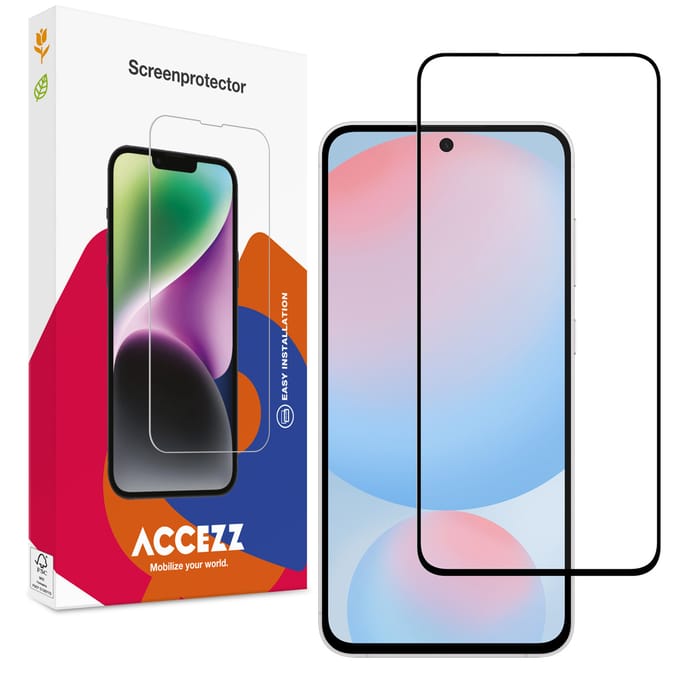Accezz Screen Protector - Geschikt voor Samsung Galaxy S25 FE - Gehard Glass Full Cover