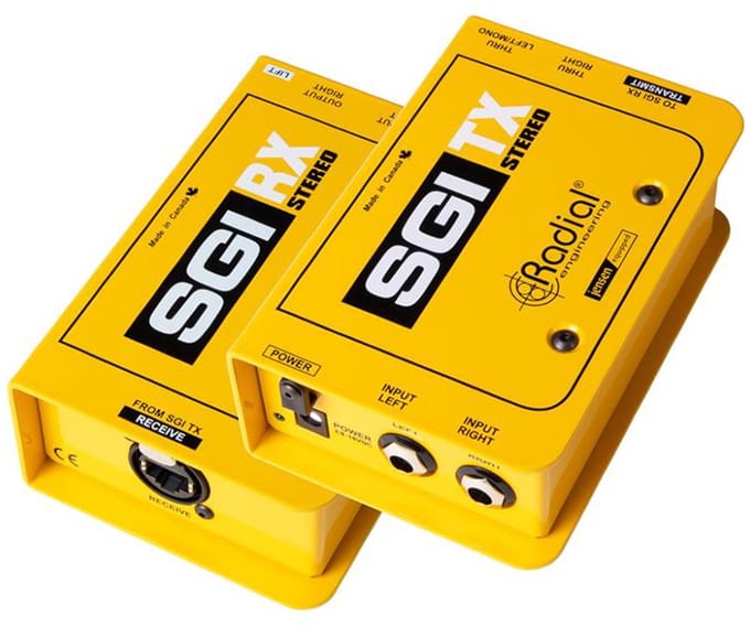 Radial SGI Stereo TX/RX instrument line driver systeem