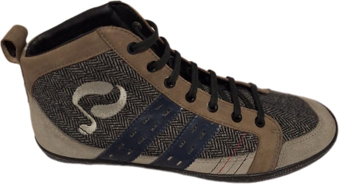 QUICK-HALFHOGE SNEAKER-BASKET-CARBON/GREY-SIZE 42