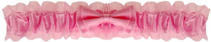 Kousenband grote maat - roze