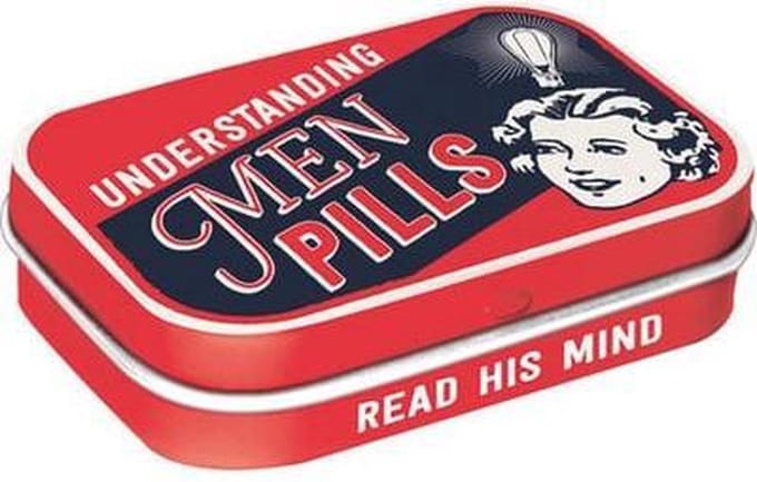 Men Pills Pillendoosje gevuld met mintsnoepjes