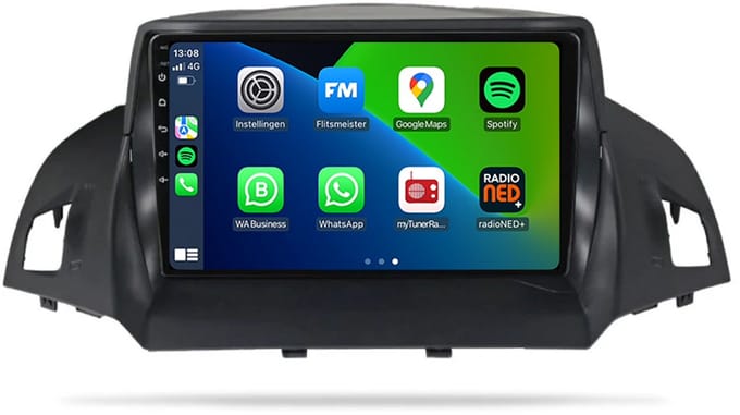 Carplay autoradio voor Ford Kuga | 2011 t/m 2017 | Android 13 | Draadloos Apple Carplay & Android auto | 2GB + 32GB | 8-Core processor | Davilon | 2025 model | 2011 2012 2013 2014 2015 2016 2017 | Bluetooth & Wifi