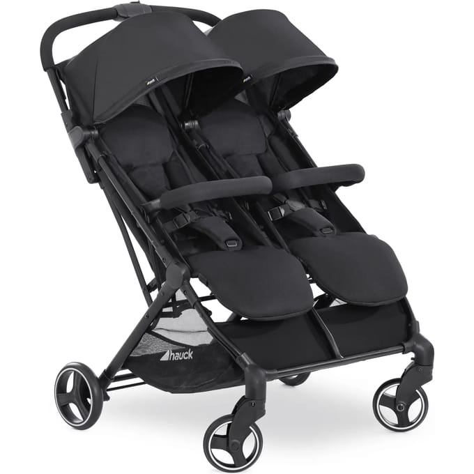Hauck Swift x Duo - Tweeling- en duobuggy - Compact opvouwbaar - Black