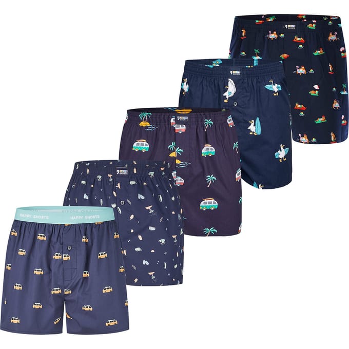 Happy Shorts Mannen Bokser Motiv Mix