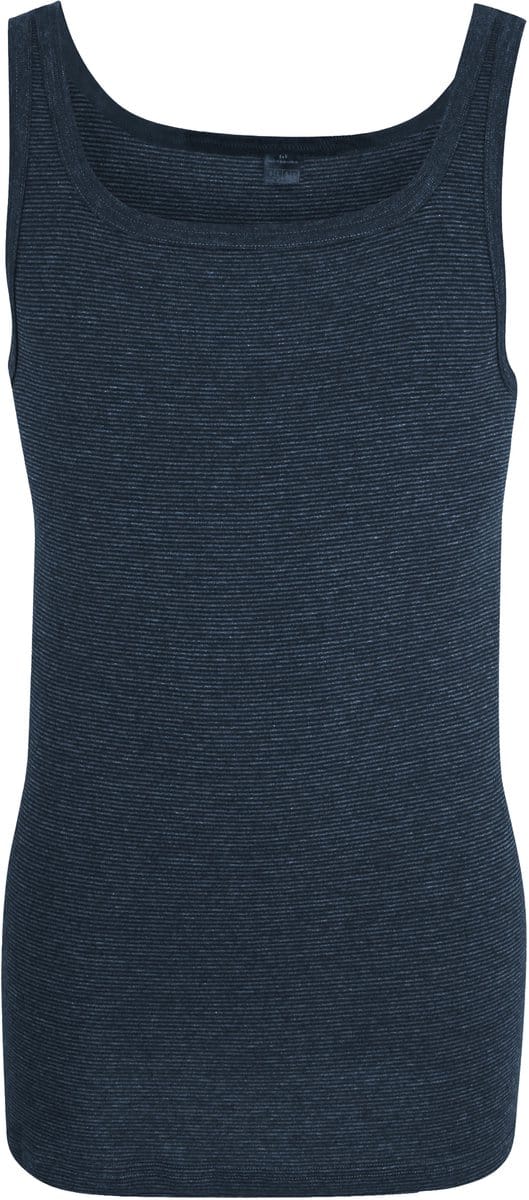 Gotzburg heren singlet O-hals (1-pack) - middenblauw