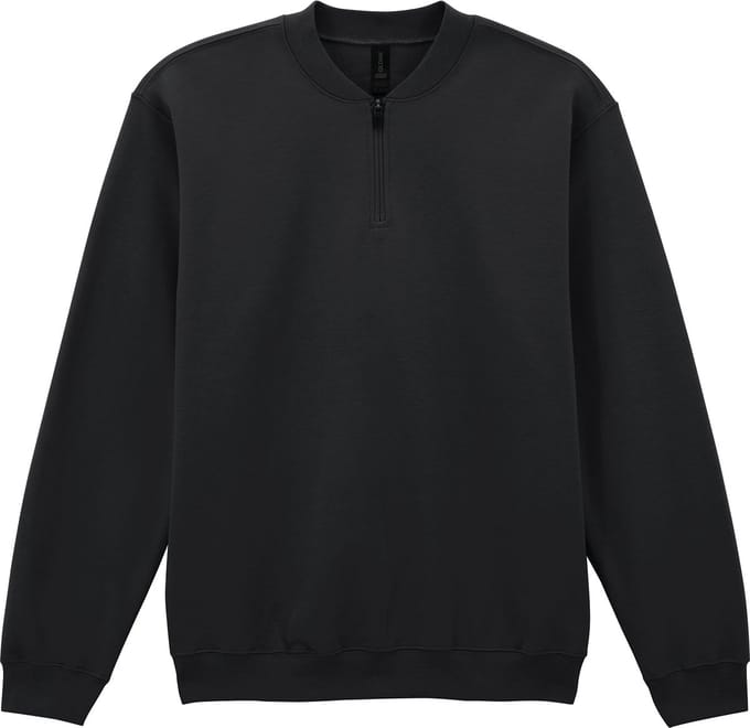Gildan 1/4 zip fleece sweater GISF008 - Black - M