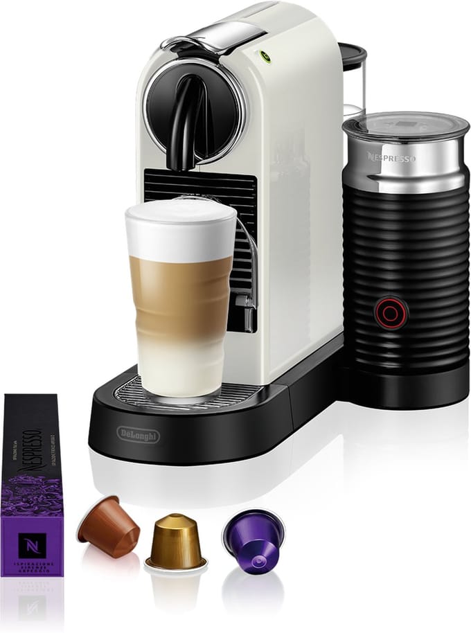 De'Longhi Nespresso CitiZ & Milk EN267.WAE - Koffiecupmachine - Met melkopschuimer - Wit