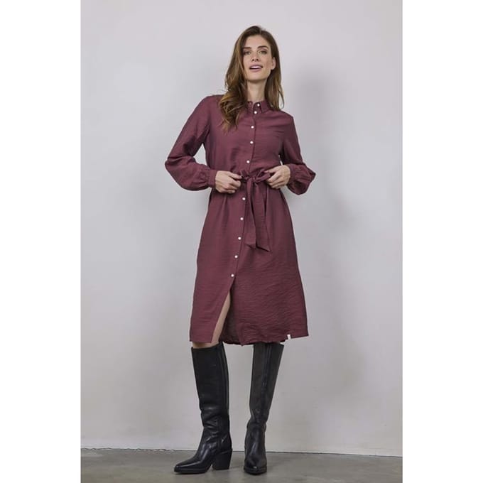 Dress Maya Red mahogany