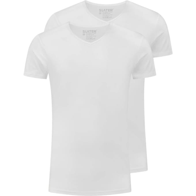 Slater  T-shirts Wit 6600
