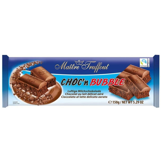 MaitreTruffout Choc´n Bubble Melkchocolade 150 g