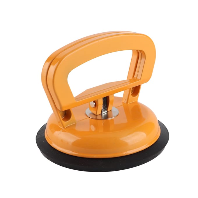 Aluminiumlegering Enkele plaat Zuignap Glaslifter Verplaatser Deuk Reparatie Trekker Pad orange