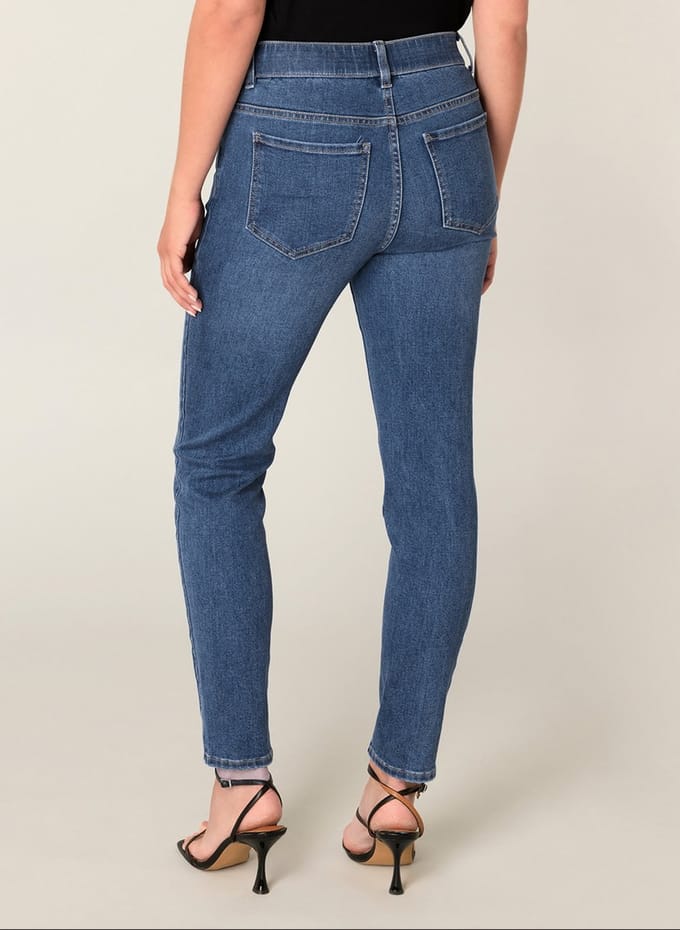 BASE LEVEL Anabel Bottoms - Mid Blue - maat W42 / L30