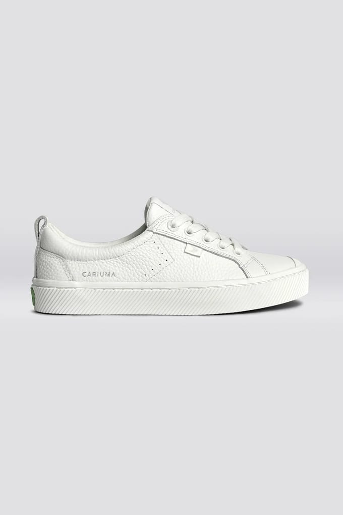 Cariuma Oca Pebbled Leather White Taglia: 40 | Sneakers Outlet | Unisex | Bianco