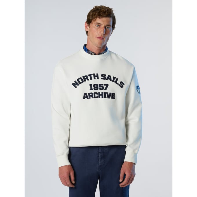 North Sails Sweatshirt Archiefstijl met oogje