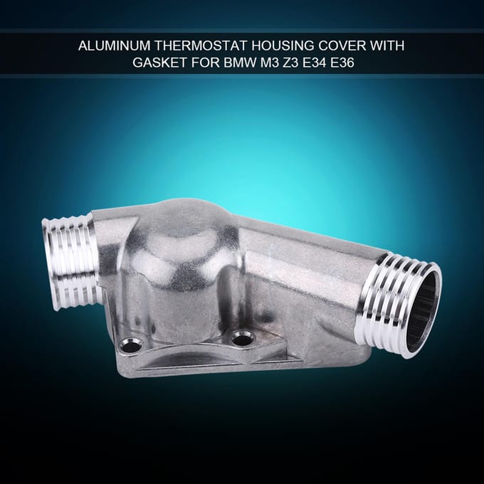 Aluminium thermostaatbehuizing met pakking voor M3 Z3 E34 E36 11531722531