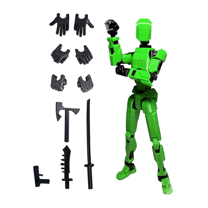 Actiefiguur Titan Multi-Joint Mobiele Transformeer Robot Handheld T13 Actiefiguur Karakter en Hondvormig Speelgoed Kindercadeau