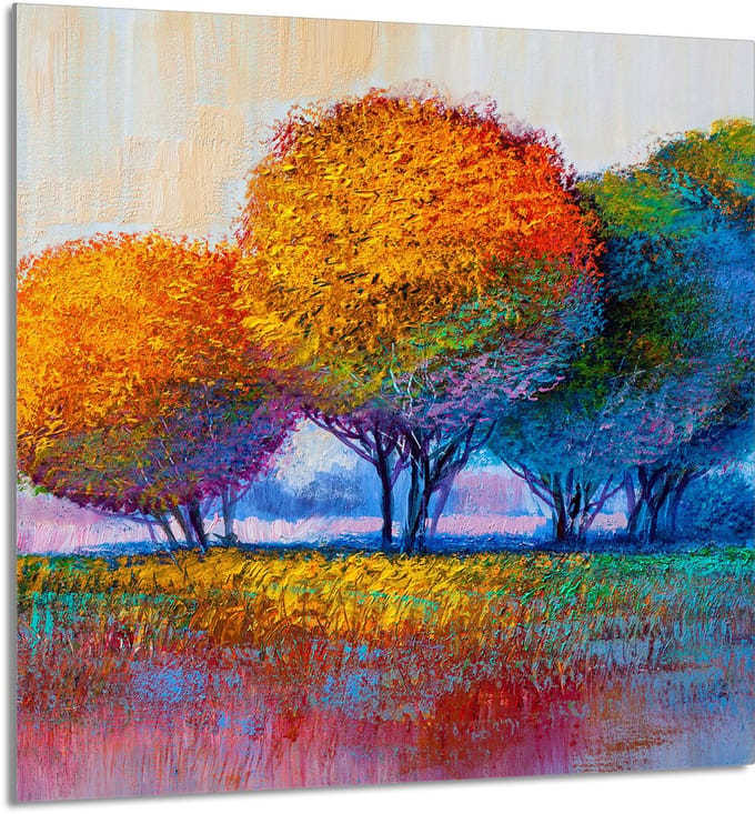 TMK ArtDeko - Serie - Snijplank - Glas - 60x65 cm