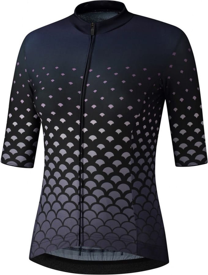 Shimano Fietsshirt Korte Mouwen Yuri Dames Navy Blauw-S