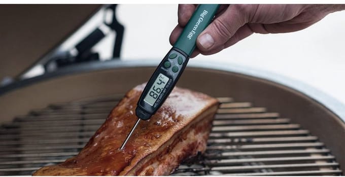 Green Egg Quick Read Thermometer kerntemperatuurmeter Big | Groen