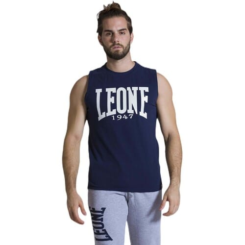 Top Leone 1947 Man T-Shirt Sleeveless Big Logo