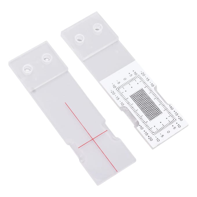Spleetmeetinstrument Acryl Bouwmuur Standaard Scheurmonitor Hoekscheur Vergelijking white
