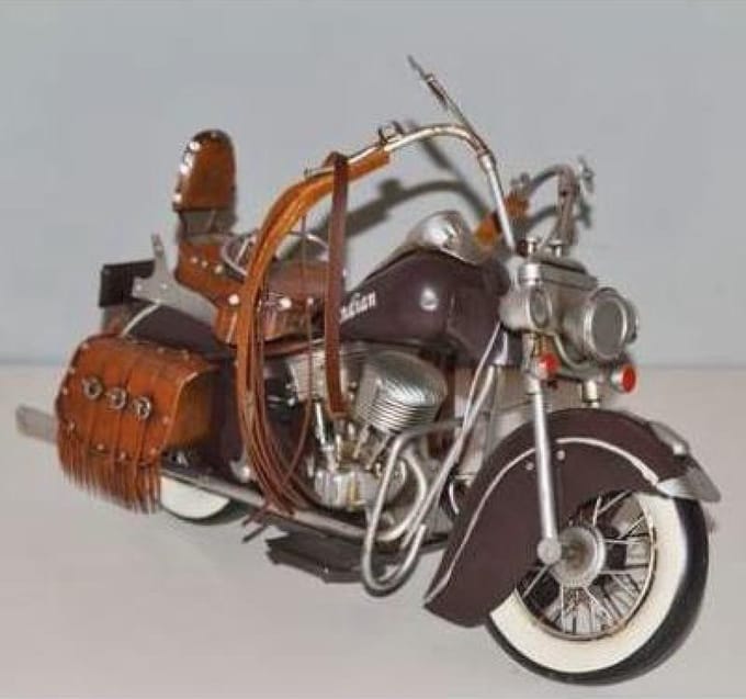 motor indian metaal