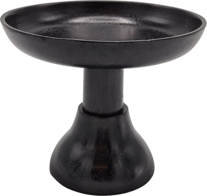 Deco4yourhome® - Etagère - Plateau - Snoepjes - Zwart - Black - Maud -16cm hoog