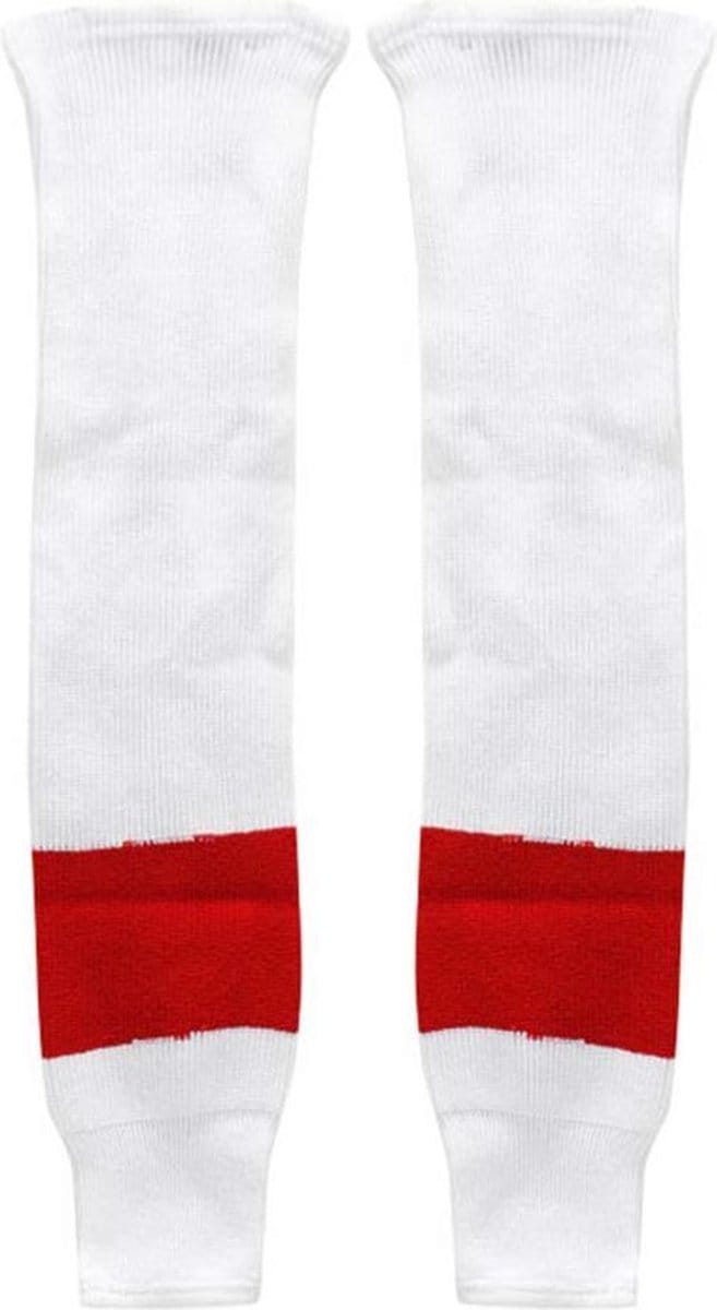 IJshockey sokken Junior Detroit Redwings wit/rood