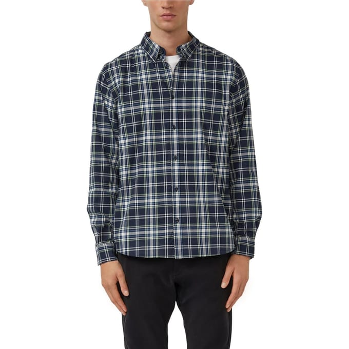 s.Oliver - male - Regular fit: geruit katoenen overhemd met button-down kraag