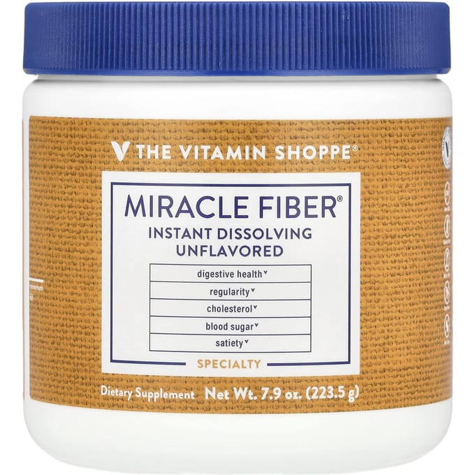 The Vitamin Shoppe, Miracle Fiber®, sans saveur, 7,9 oz (223,5 g)