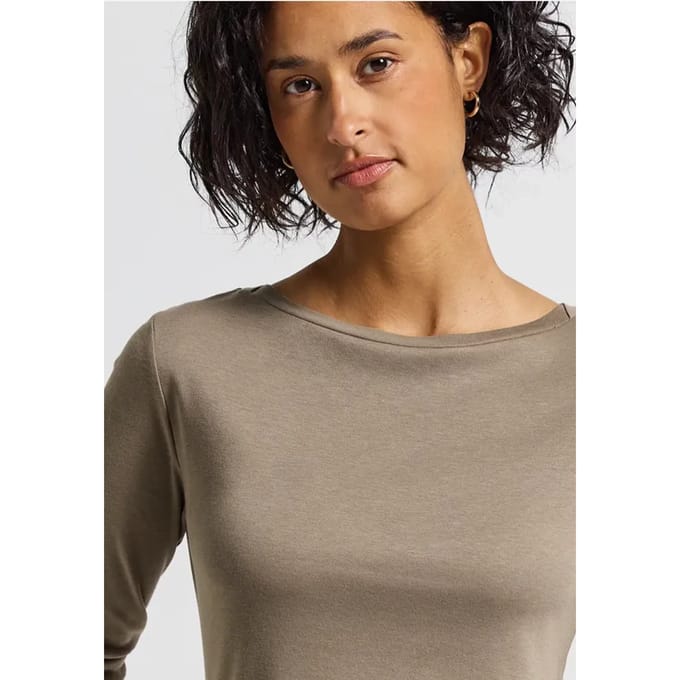 Basic shirt met lange mouwen
