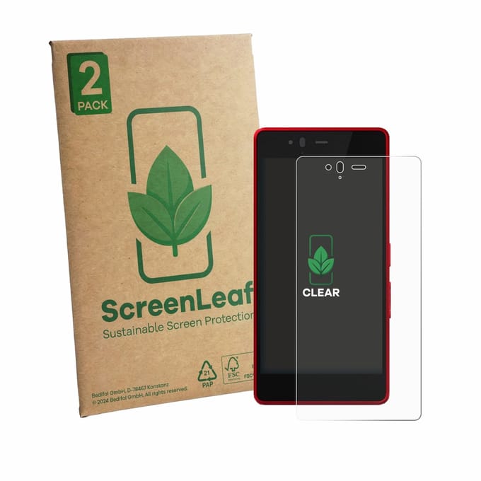 2 Stuks Screenprotector voor Fujitsu Arrows M04 - Hoogwaardige Beschermfolie transparant