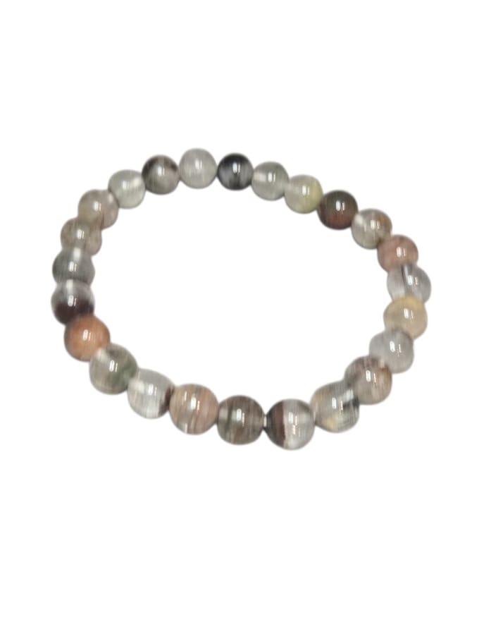 Fantoomkwarts edelsteen armband.