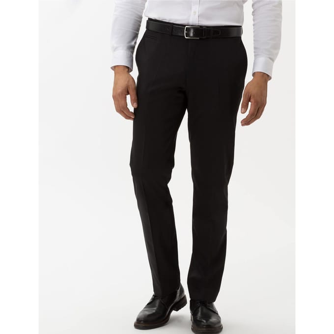 Brax Heren Chino  Style ENRICO BLACK, zwart, maat 255